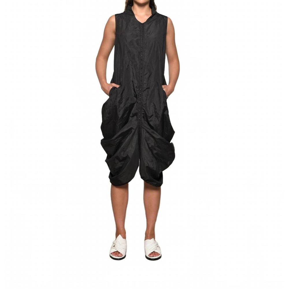 NEW SIMPLY MILA athena sleeveless dress in black